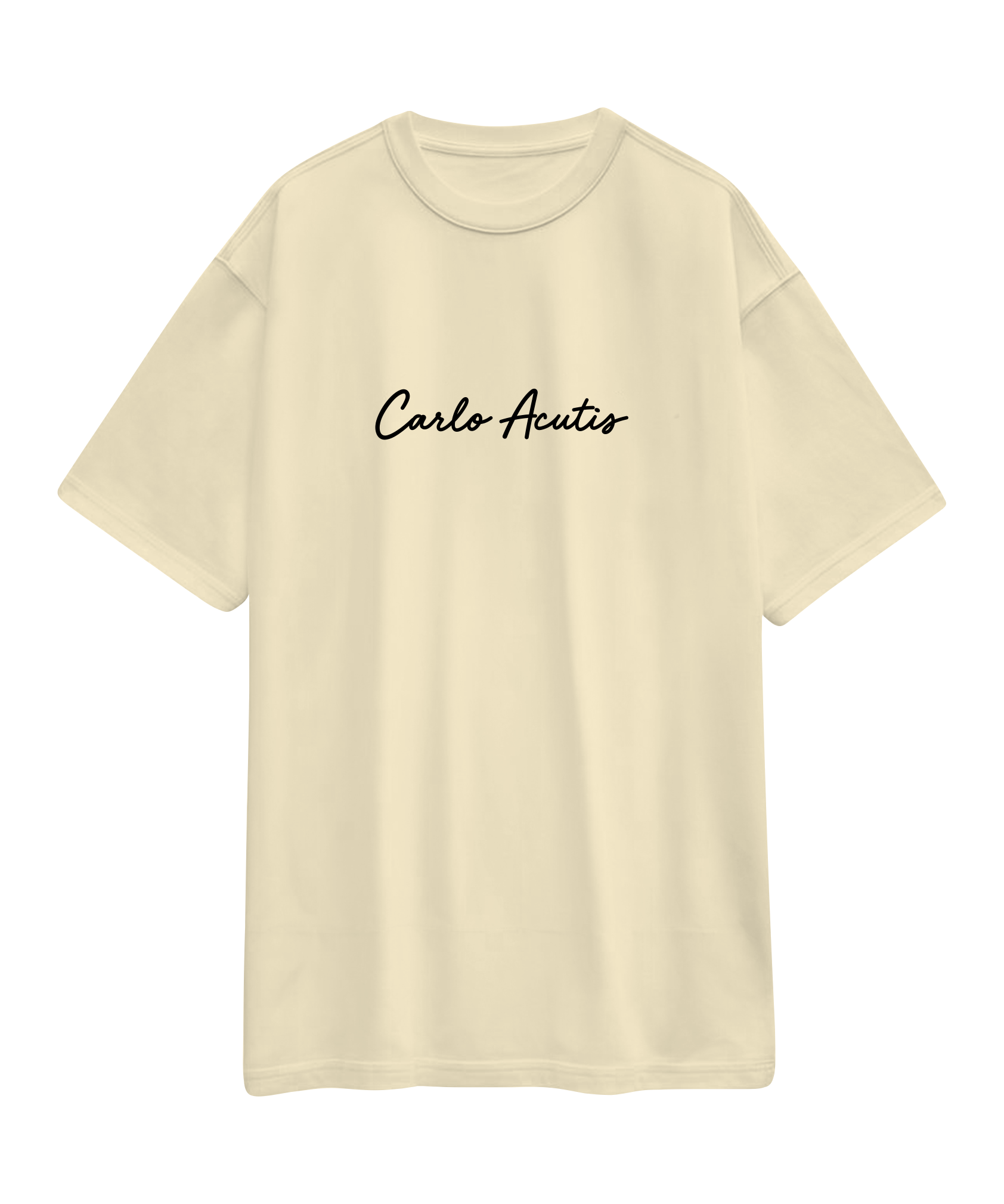 Camiseta Oversized " Eucaristia Carlo Acutis "
