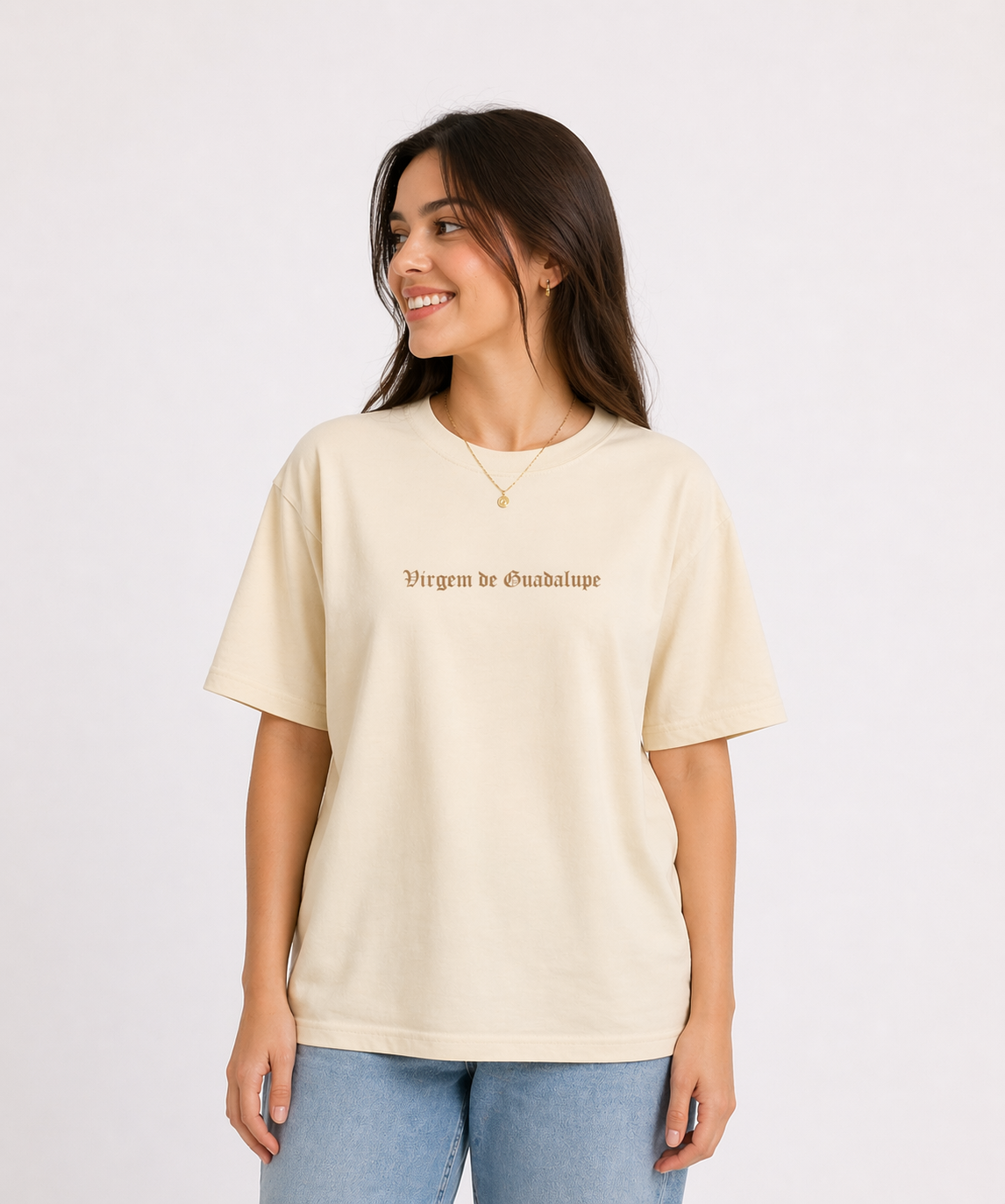 Camiseta Oversized " Nossa Senhora de Guadalupe "