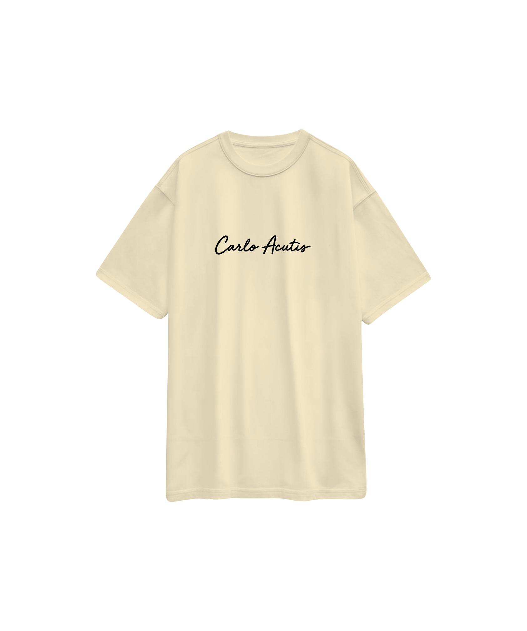 Camiseta Oversized Infantil " Eucaristia Carlo Acutis "