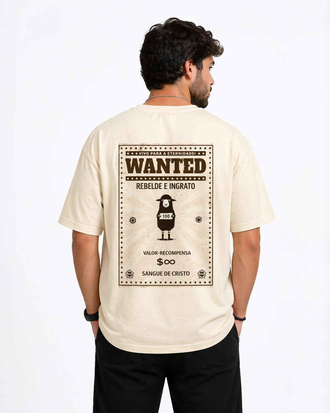 Camiseta Oversized " Wanted "