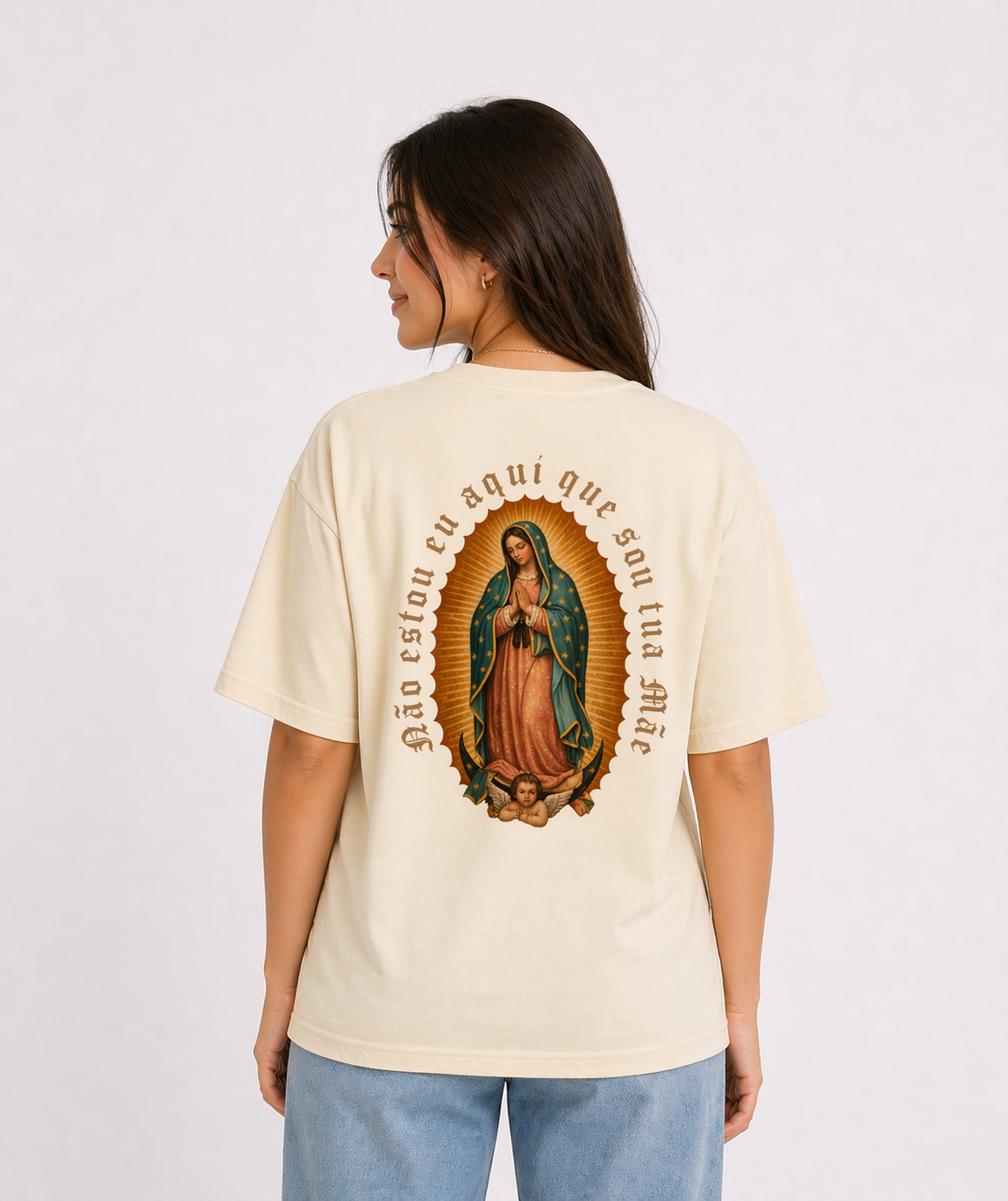 Camiseta Oversized " Nossa Senhora de Guadalupe "