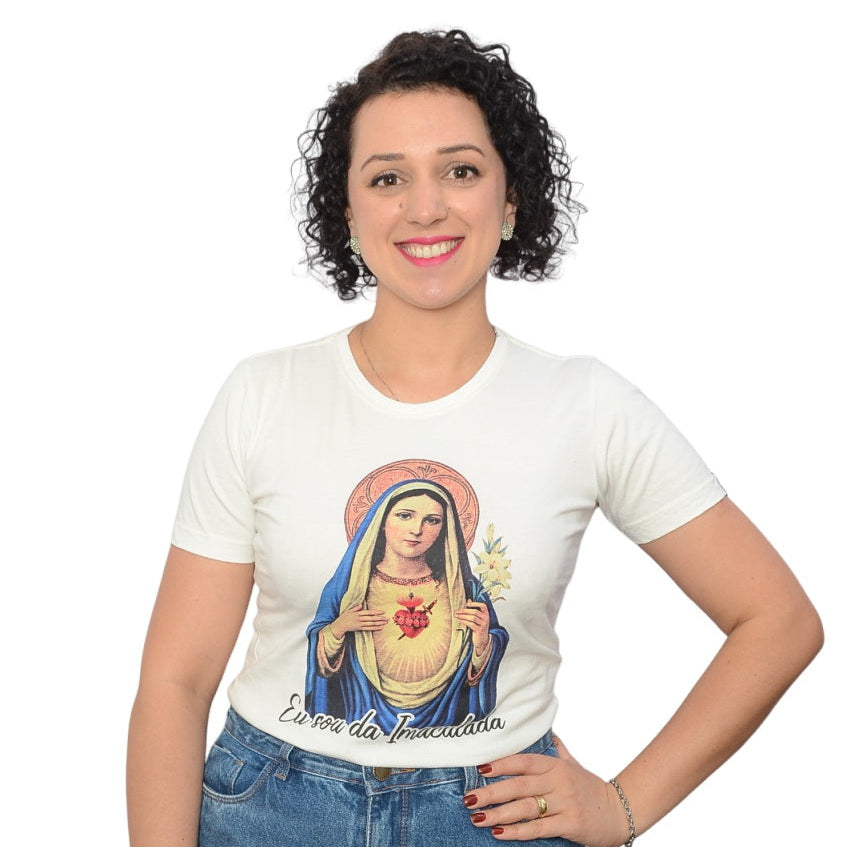 Camiseta "Eu sou da Imaculada"