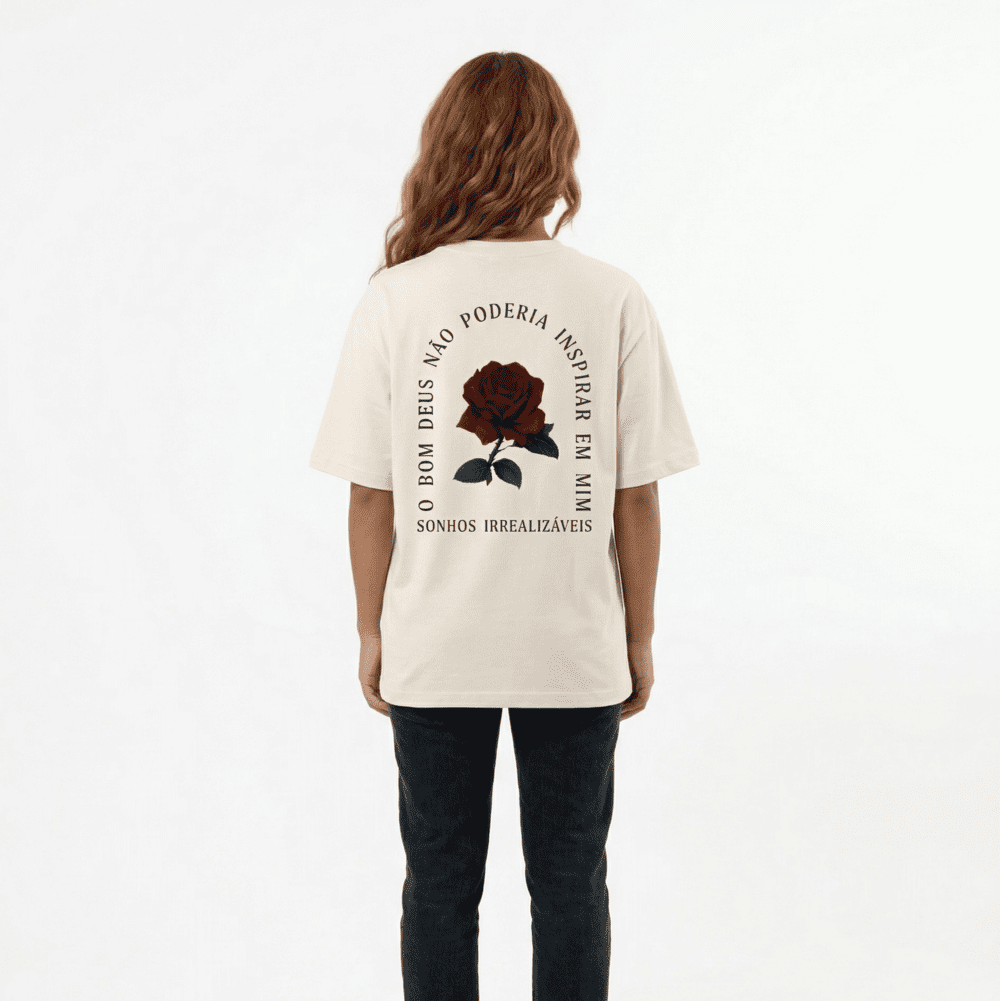 Camiseta Oversized " Teresa de Lisieux "