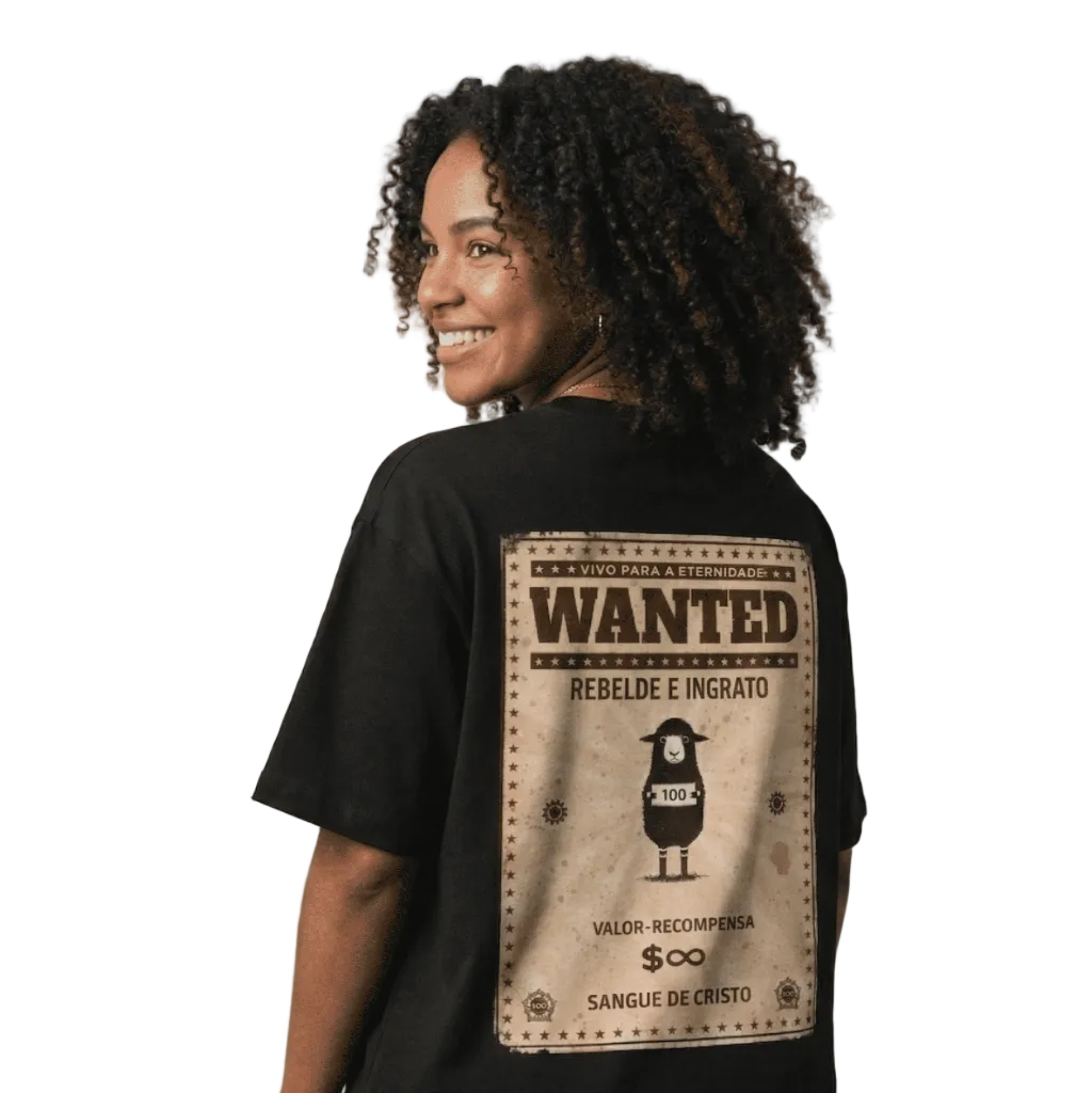 Camiseta Oversized " Wanted "